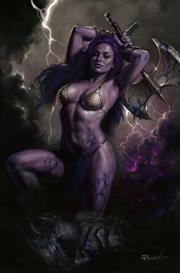 RED SONJA SHE DEVIL WITH A SWORD #4 CVR M INC 1:7 LUCIO PARRILLO ULTRAVIOLET VIRGIN VAR