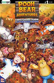POOH BEAR ADVENTURES CHRISTOPHER ROBIN & HIS NEW FRIEND THISTLE #1 (ONE SHOT) CVR A TESSA ROSE THE GANGS ALL HERE