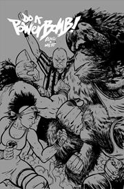 DO A POWERBOMB BLACK AND WHITE #2 (OF 3) CVR B DANIEL WARREN JOHNSON ORANGUTAN VAR