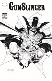GUNSLINGER SPAWN #57 CVR B CARLO BARBERI B&W VAR
