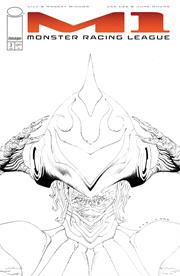 M1 MONSTER RACING LEAGUE #3 CVR C INC 1:25 JAE LEE B&W VAR