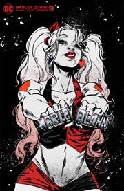 HARLEY QUINN BLACK WHITE REDDER #3 (OF 6) CVR C INC 1:25 SANFORD GREENE VAR