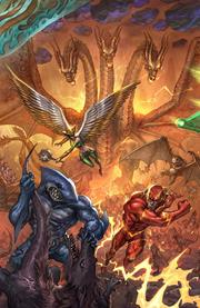 JUSTICE LEAGUE VS GODZILLA VS KONG 2 #4 (OF 7) CVR C ALAN QUAH CARD STOCK VAR