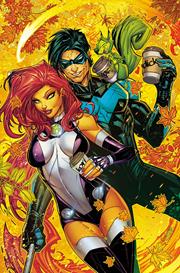 TITANS #27 CVR D JONBOY MEYERS PUMPKIN SPICY CARD STOCK VAR