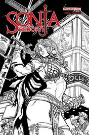 SONJA REBORN #1 CVR O 1:10 INC CHAD HARDIN LINE ART VAR