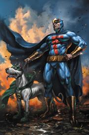 BLUE FALCON & DYNOMUTT #1 CVR J LUCIO PARILLO METAL VIRGIN VAR