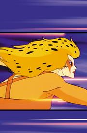 CHEETARA WORLDBREAKER #1 CVR M INC 1:10 ANIMATION ART VIRGIN VAR