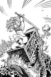 SONJA REBORN #2 CVR J INC 1:15 CHAD HARDIN LINE ART VIRGIN VAR