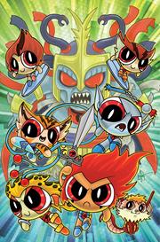 THUNDERCATS POWERPUFF GIRLS #3 CVR L INC 1:5 KEN HAESER VIRGIN FOC BONUS VAR