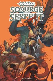 CONAN THE BARBARIAN SCOURGE OF THE SERPENT #1 (OF 4) CVR E CHRIS STEVENS VAR (MR)