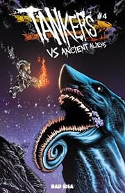 TANKERS VS ANCIENT ALIENS #4 (OF 5) CVR B JOSHUA DERSTINE & JOHN LIVESAY VAR