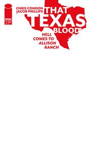 THAT TEXAS BLOOD HELL COMES TO ALLISON RANCH #1 (OF 6) CVR E BLANK SKETCH VAR (MR)