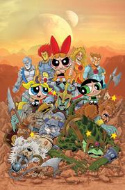 THUNDERCATS POWERPUFF GIRLS #4 CVR K INC 1:5 KEN HAESER VIRGIN FOC BONUS VAR