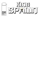 KING SPAWN #50 CVR D BLANK SKETCH VAR