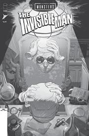 UNIVERSAL MONSTERS THE INVISIBLE MAN #3 (OF 4) CVR D INC 1:25 LEE WEEKS B&W VAR