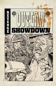 EC OUTLAW SHOWDOWN #1 CVR E INC 1:20 TONY MOORE B&W ARTIST EDITION VAR