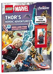 Couverture : Lego Marvel Thors Heroic Adventures Seek and Find Sticker Activity Book