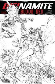 DIENAMITE BLOOD RED #2 CVR J INC 1:5 ROBERTO MELI LINE ART FOC BONUS VAR