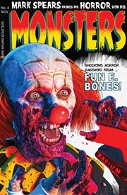 MARK SPEARS MONSTERS #4 Second Printing Cvr C Inc 1:25 Mark Spears Black Cat #50 Homage Clown Var (Free) (Net)