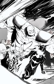 ROGUE SUN #31 CVR E DANIEL BAYLISS YOUNGBLOOD TEAM UP B&W VIRGIN VAR previously FOCd on 10-20-25