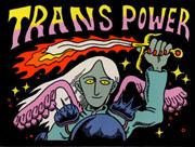 BOY ISLAND TRANS POWER STICKER