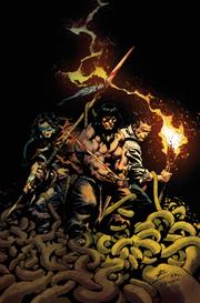 CONAN THE BARBARIAN SCOURGE OF THE SERPENT #4 (OF 4) CVR D ROBERTO DE LA TORRE VIRGIN VAR (MR)