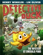 DETECTIVE DUCK ILLUSTRATED NOVEL HC VOL 03 THE MYSTERY AT EMERALD POND