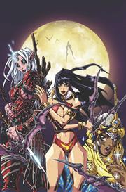 PATHFINDER VAMPIRELLA BLADE OF DARKNESS #2 CVR D ANDREW HUERTA METAL PREMIUM VAR