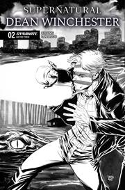 SUPERNATURAL DEAN WINCHESTER #2 CVR K DREW MOSS LINE ART VAR
