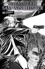 SUPERNATURAL SAM WINCHESTER #2 CVR K F DREW MOSS LINE ART VAR