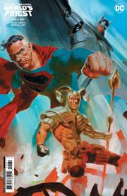 BATMAN SUPERMAN WORLDS FINEST #22 CVR D INC 1:25 GERALD PAREL CARD STOCK VAR