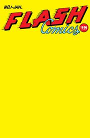 FLASH COMICS #1 FACSIMILE EDITION CVR C BLANK VAR