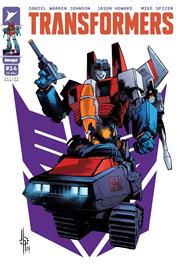 TRANSFORMERS #14 2ND PTG CVR A JASON HOWARD DECEPTICON STARSCREAM