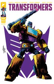 TRANSFORMERS #14 2ND PTG CVR B JASON HOWARD DECEPTICON SWINDLE VAR
