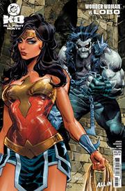 DC K.O. WONDER WOMAN VS LOBO #1 (ONE SHOT) CVR B DAN PANOSIAN CARD STOCK VAR