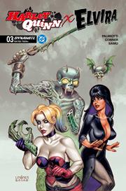HARLEY QUINN X ELVIRA #3 CVR C JOSEPH MICHAEL LINSNER VAR