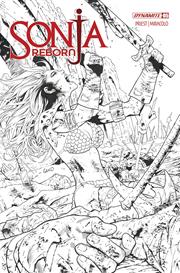 SONJA REBORN #5 CVR K GREG LAND LINE ART FOC BONUS VAR