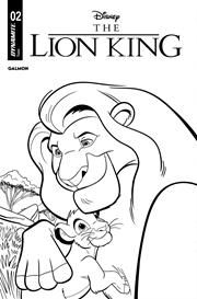 LION KING #2 CVR I JACOB EDGAR LINE ART FOC BONUS VAR