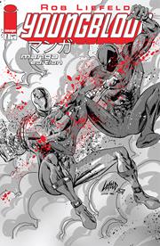 YOUNGBLOOD #2 CVR E ROB LIEFELD MANGA B&W EDITION VAR (MR)