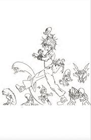 BEN 10 #2 CVR ZJ DYNAMITE COM LUCAS LEE GARZA LINE ART B&W VIRGIN VAR