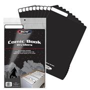 COMIC BOOK DIVIDERS BLACK (25 PACK) (NET)