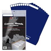 COMIC BOOK DIVIDERS BLUE (25 PACK) (NET)