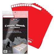 COMIC BOOK DIVIDERS RED (25 PACK) (NET)