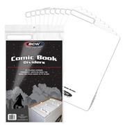 COMIC BOOK DIVIDERS WHITE (25 PACK) (NET)