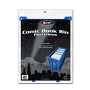 COMIC BOOK BIN PARTITIONS BLUE (3 PACK) (NET)