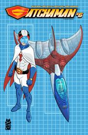 GATCHAMAN #6 CVR B CHRIS BATISTA BLUEPRINT KEN AND G-1 VAR