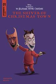 TIM BURTONS THE NIGHTMARE BEFORE CHRISTMAS THE SHIVER OF CHRISTMAS TOWN #1 CVR D DISNEY LIBRARY VAR