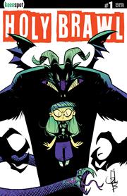 HOLY BRAWL #1 CVR C ATHILA FABBIO WHITE HOLOFOIL VAR