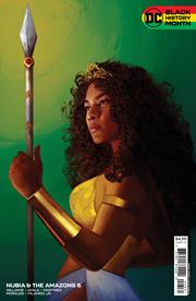 NUBIA AND THE AMAZONS #5 (OF 6) CVR C ALEXIS FRANKLIN BLACK HISTORY MONTH CARD STOCK VAR