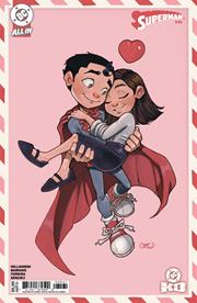 SUPERMAN #35 CVR F CHRISSIE ZULLO VALENTINES DAY CARD STOCK VAR (DC K.O.)